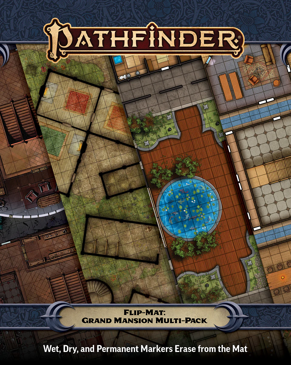 Pathfinder RPG 2E: Flip-Mat - Grand Mansion Multi-Pack