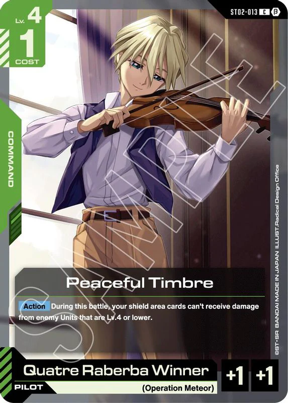 Peaceful Timbre (BETA) - ST02-013 - Common