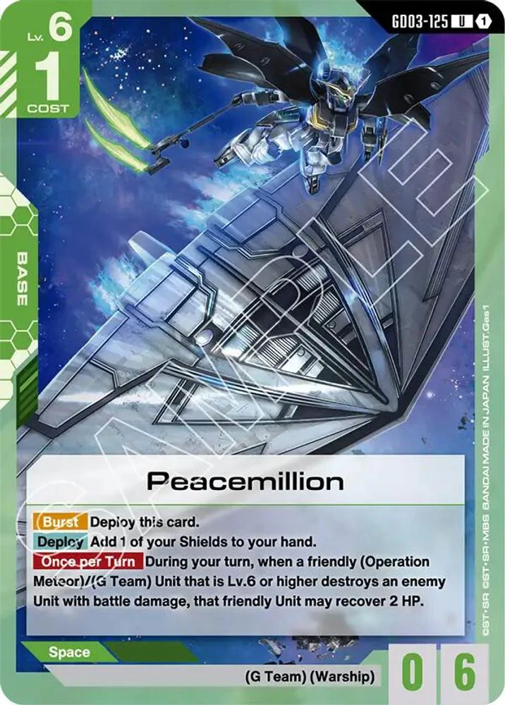 Peacemillion - GD03-125 - Uncommon