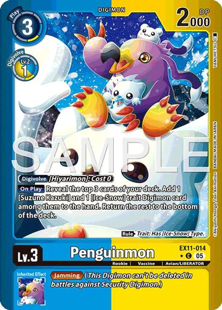Penguinmon (Limited Foil) - EX11-014 - Common