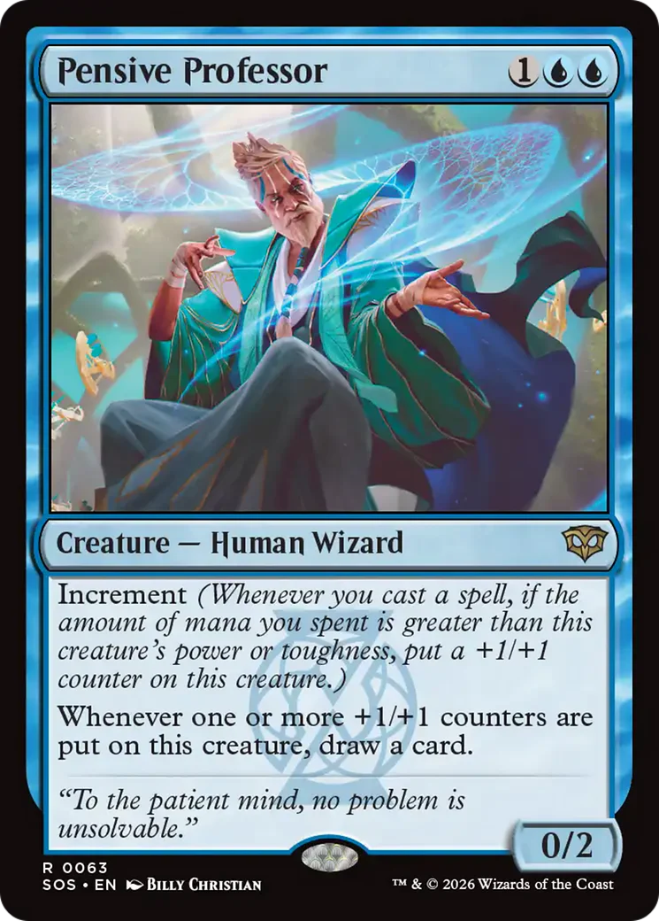 Pensive Professor (SOS)