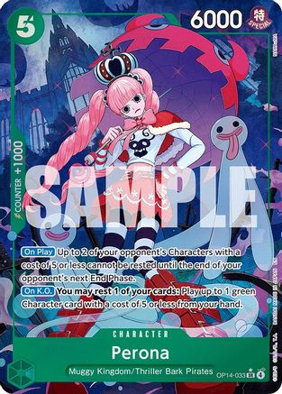 Perona - OP14-033 (Alternate Art) - OP14-033 - Super Rare