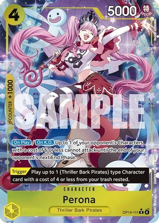 Perona - OP14-111 (Alternate Art) - OP14-111 - Rare