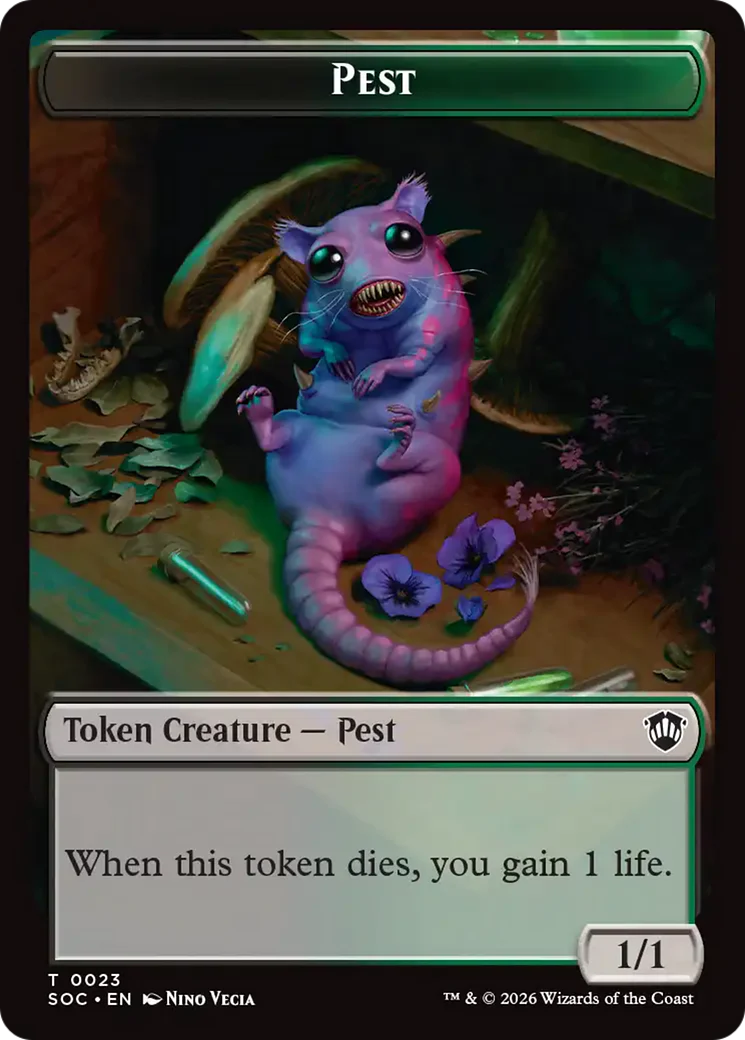 Pest // Saproling Token (TSOC)