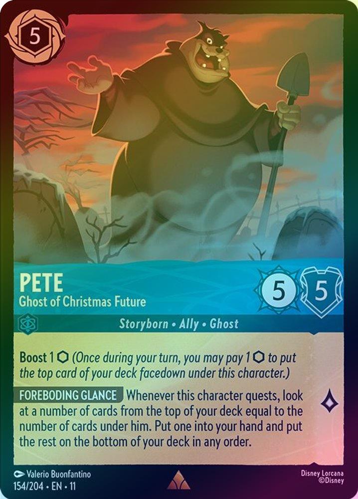 Pete (Ghost of Christmas Future) - 154/204 - Rare (Foil)