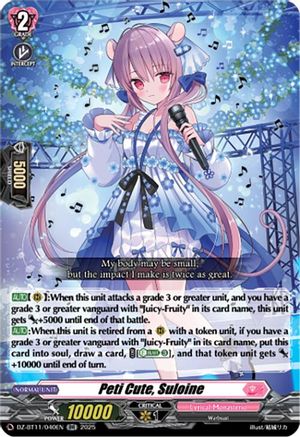 Peti Cute, Suloine - DZ-BT11/040EN - Double Rare