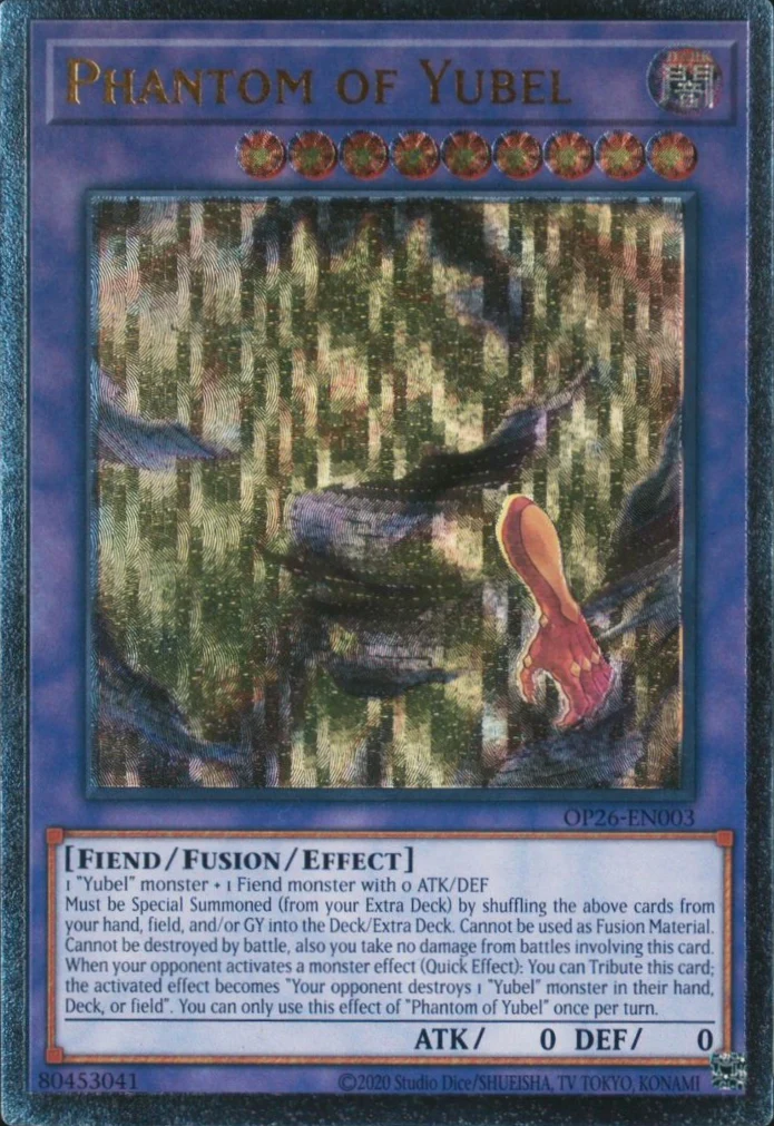 Phantom of Yubel (UTR) - OP26-EN003 - Ultimate Rare - Unlimited