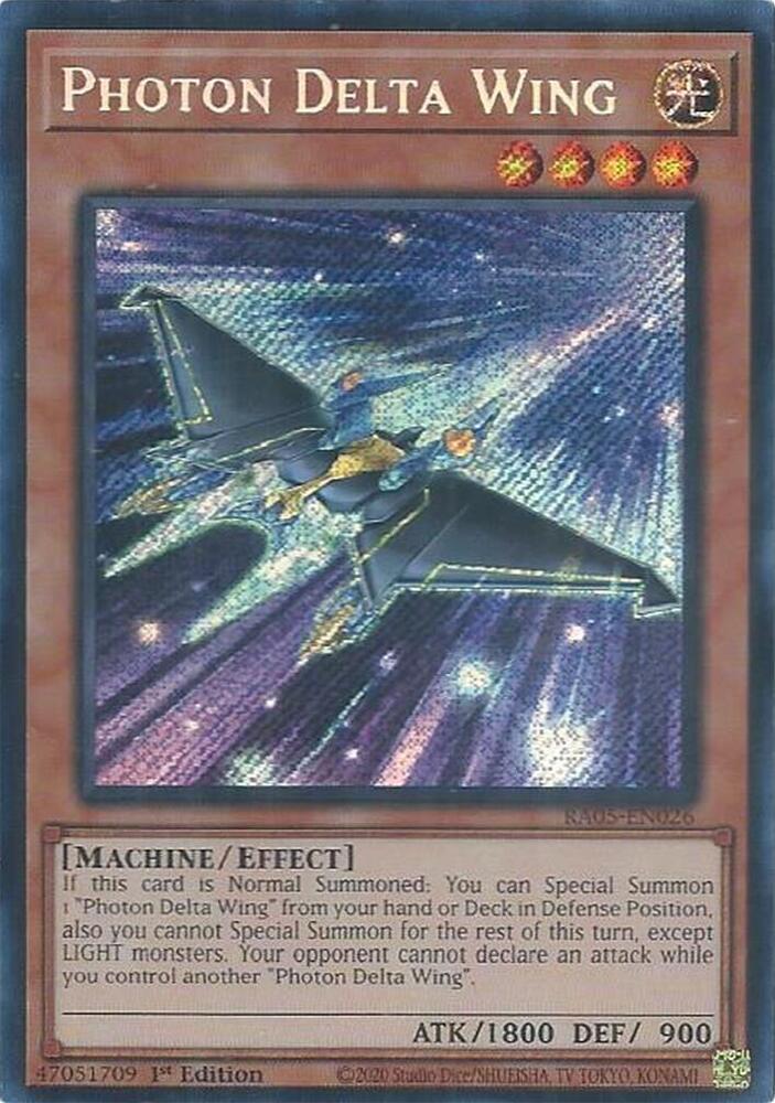 Photon Delta Wing (Secret Rare) - RA05-EN026 - Secret Rare - 1st Edition