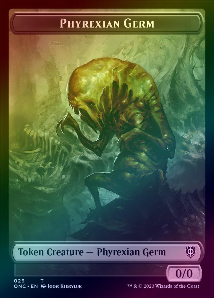 Phyrexian Germ // Phyrexian Mite (011) Token (Foil) (TONC)