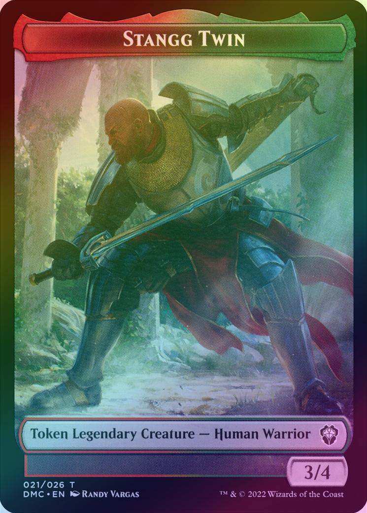 Phyrexian // Stangg Twin Token (Foil) (TDMU) - Image 2