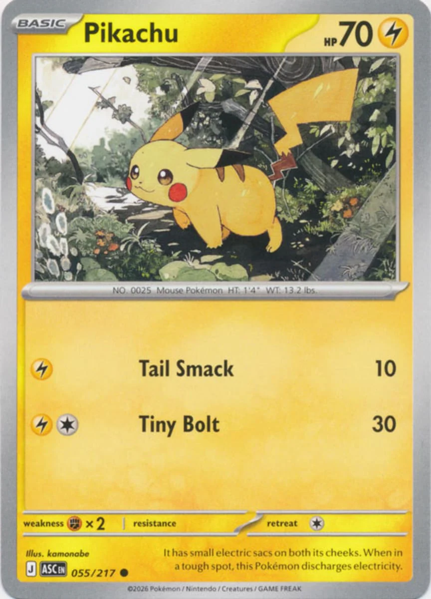 Pikachu - 055/217 - Common