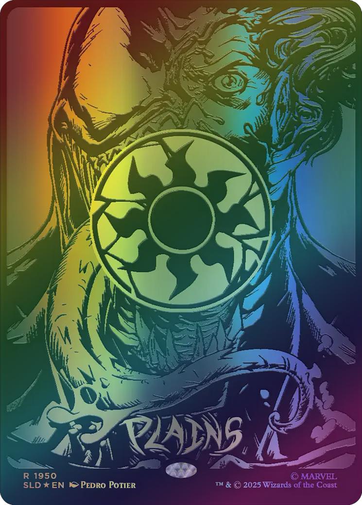 Plains (1950) - Marvel's Spider-Man: Mana Symbiote (Raised Foil) (SLD)