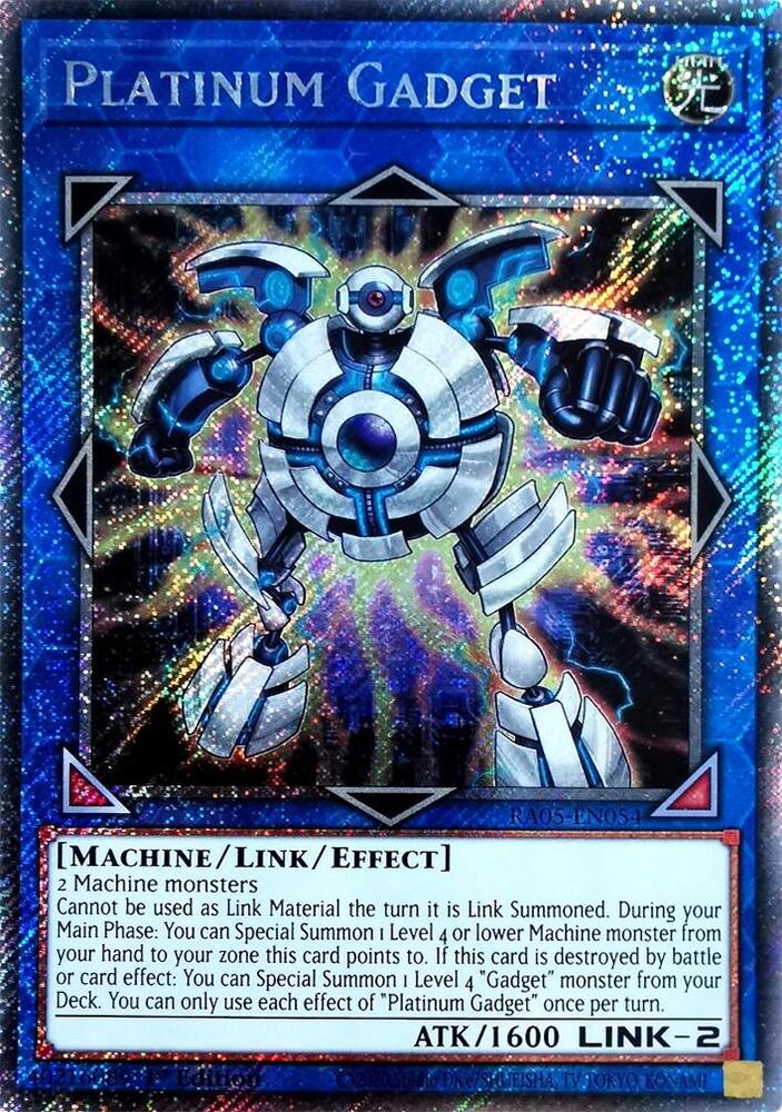 Platinum Gadget (Platinum Secret Rare) - RA05-EN054 - Platinum Secret Rare - 1st Edition