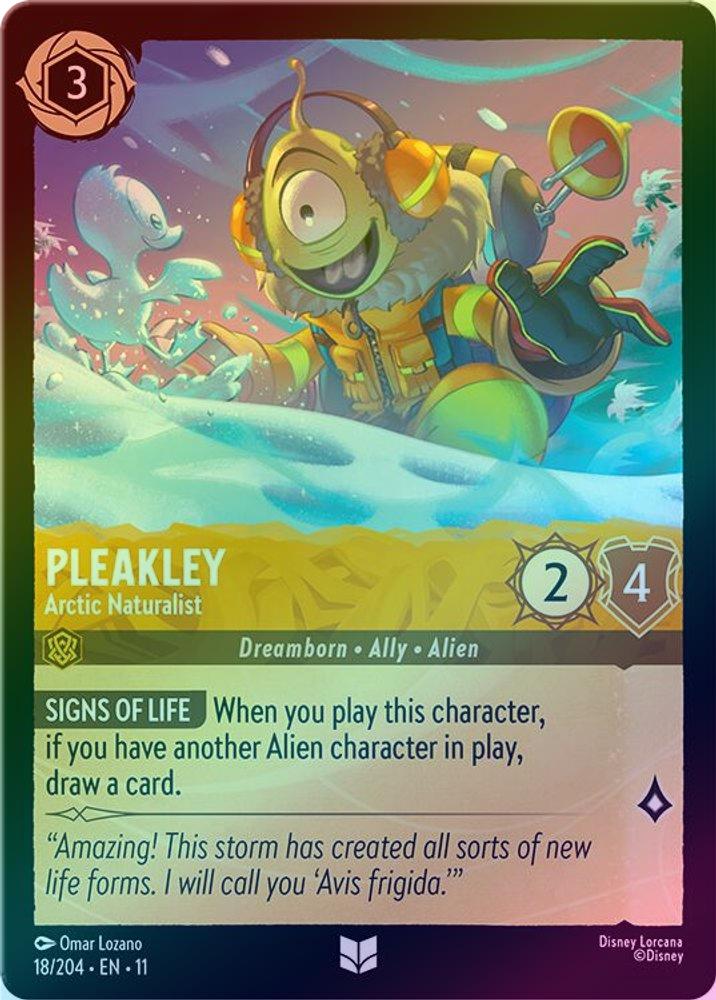 Pleakley (Arctic Naturalist) - 18/204 - Uncommon (Foil)