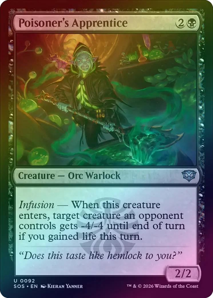 Poisoner's Apprentice (Foil) (SOS)