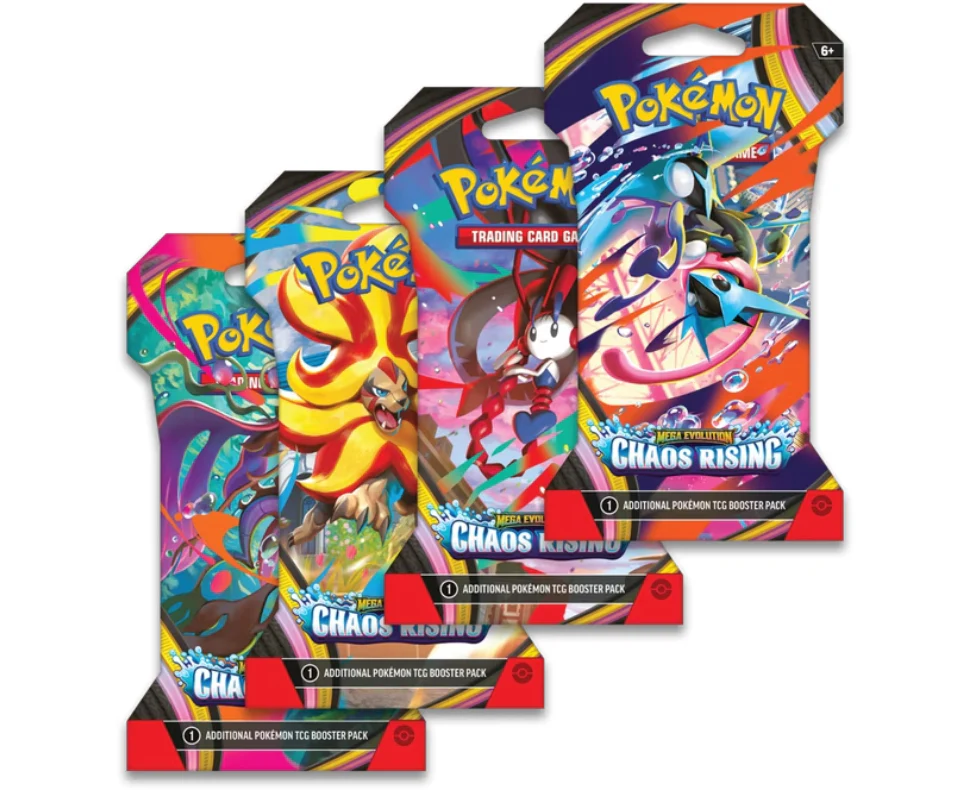 Pokemon - Mega Evolution - Chaos Rising - Sleeved Booster Pack