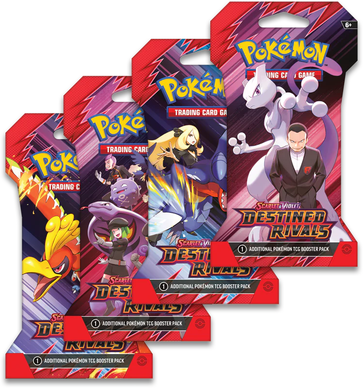 Pokemon - Scarlet and Violet - Destined Rivals - Sleeved Booster Pack (24 Pack Bundle)