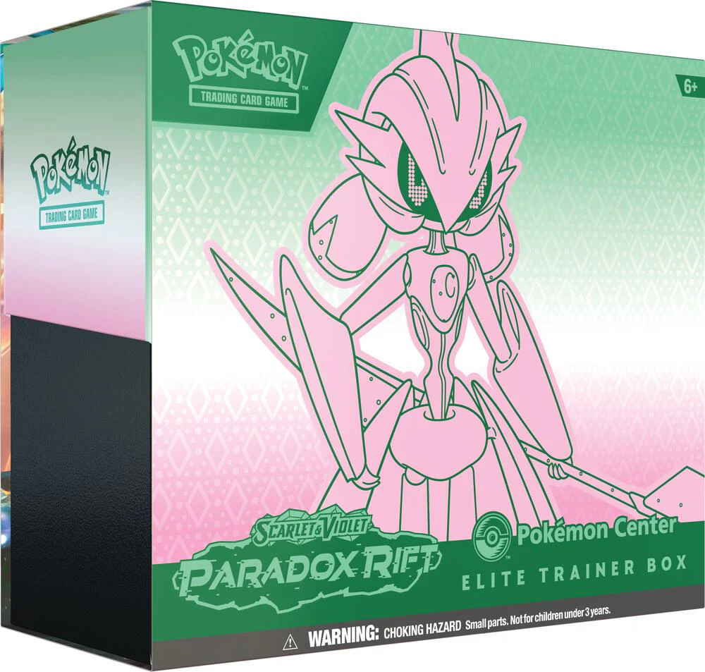 Pokemon - Scarlet and Violet - Paradox Rift - Elite Trainer Box - Iron Valiant (POKEMON CENTER)