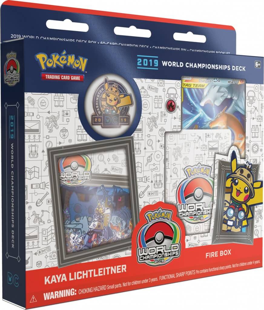 Pokemon - World Championship Deck 2019 - Kaya Lichtleitner Fire Box