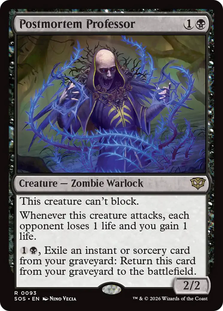 Postmortem Professor (SOS)