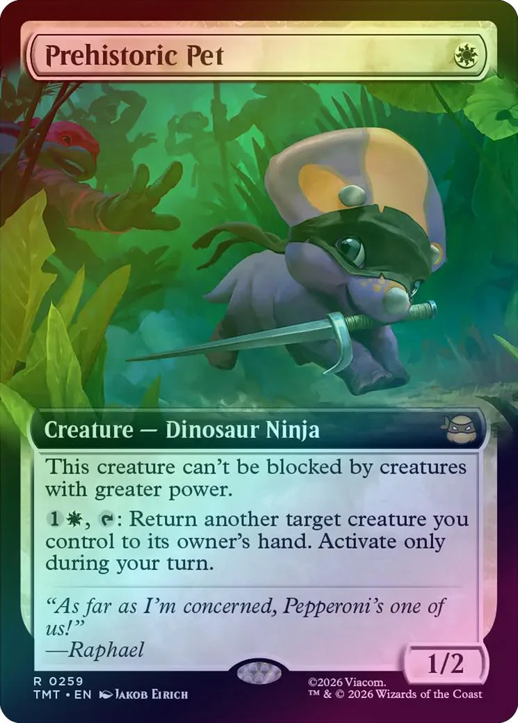 Prehistoric Pet - Extended Art (Foil) (TMT)