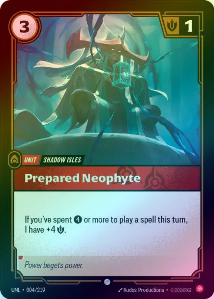 Prepared Neophyte - 004/219 - Common (Foil)