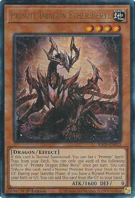 Primite Dragon Ether Beryl (PUR) - RA05-EN033 - Prismatic Ultimate Rare - 1st Edition