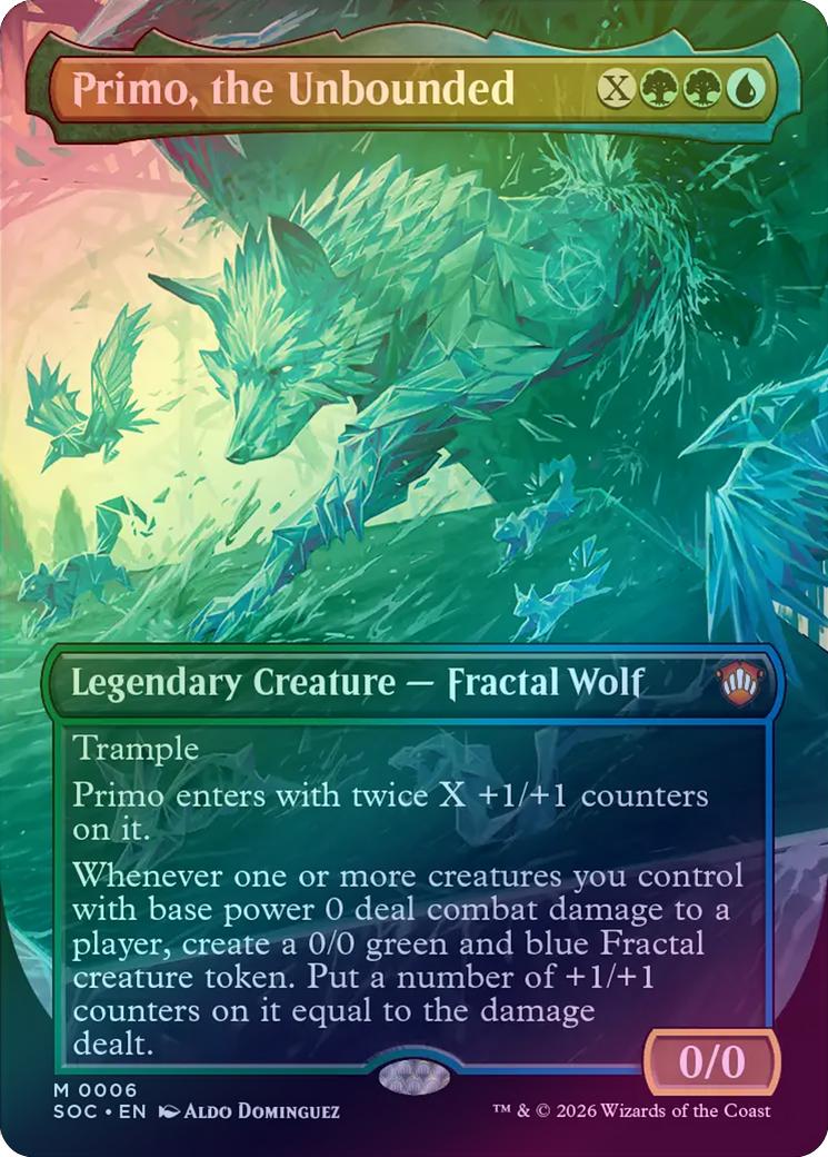 Primo, the Unbounded - Borderless (Foil) (SOC)