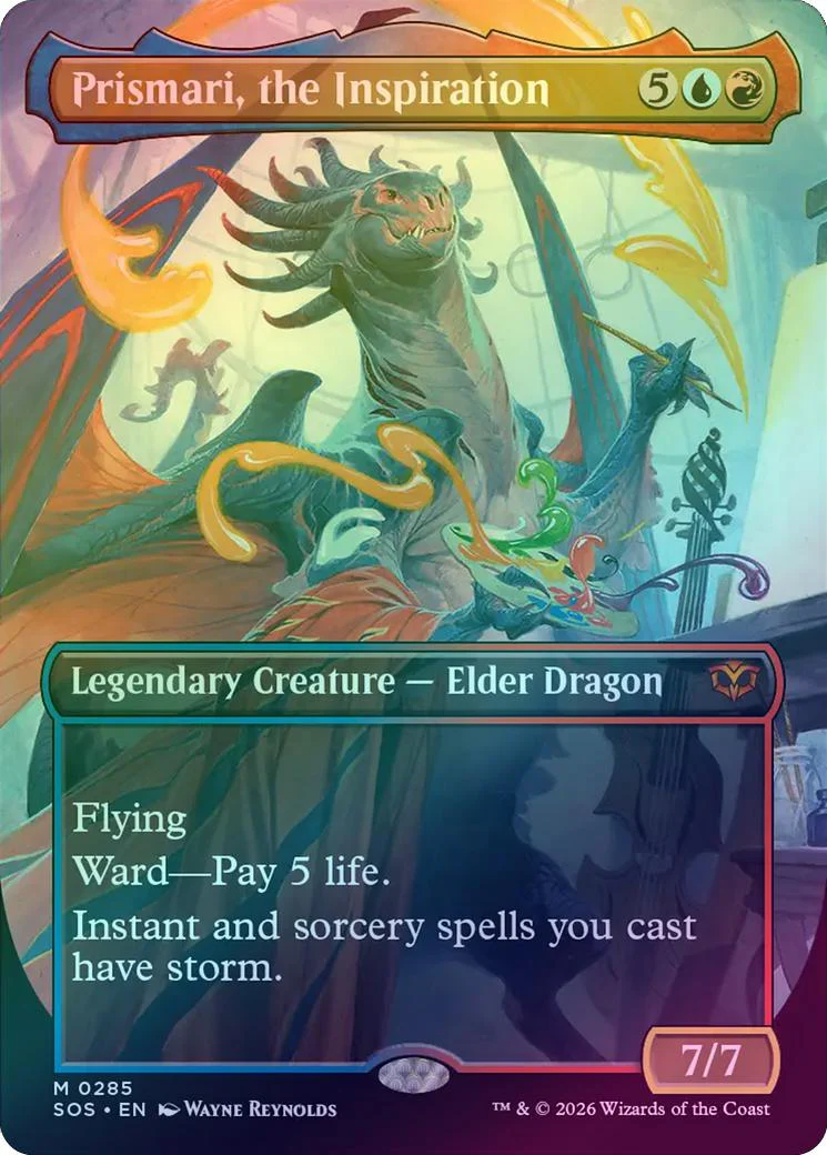 Prismari, the Inspiration - Borderless (Foil) (SOS)