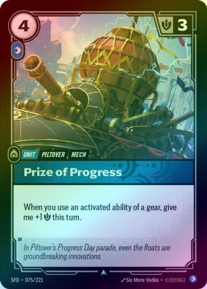 Prize of Progress - 075/221 - Uncommon (Foil)