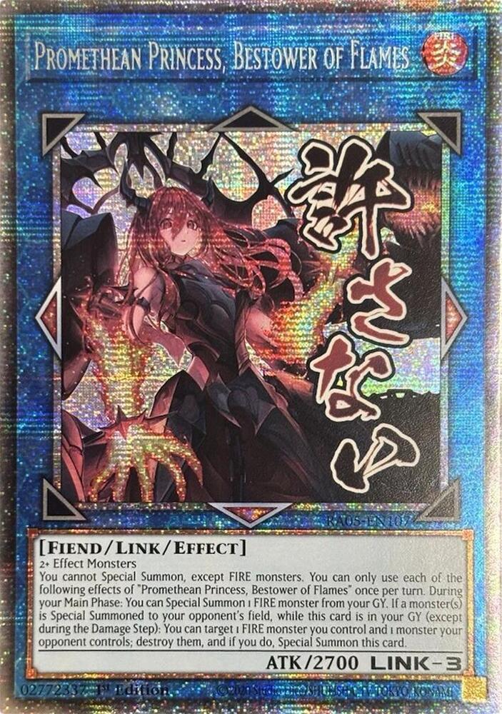 Promethean Princess, Bestower of Flames - RA05-EN107 - Starlight Rare - 1st Edition