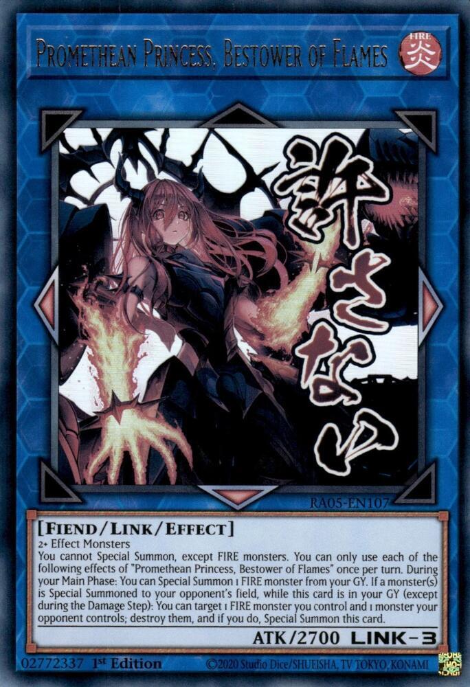 Promethean Princess, Bestower of Flames - RA05-EN107 - Ultra Rare - 1st Edition