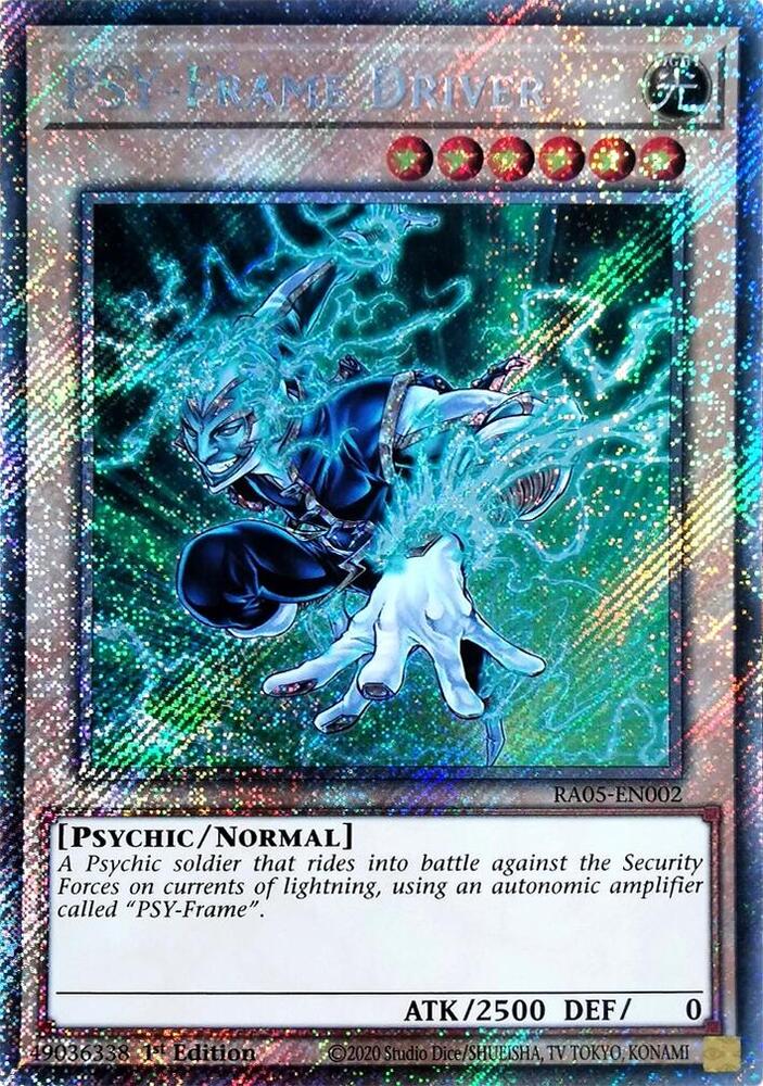 PSY-Frame Driver (Platinum Secret Rare) - RA05-EN002 - Platinum Secret Rare - 1st Edition