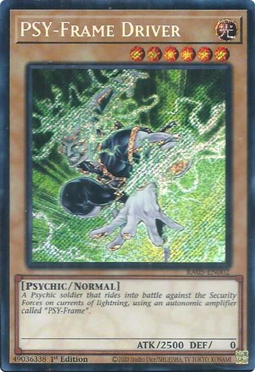 PSY-Frame Driver (Secret Rare) - RA05-EN002 - Secret Rare - 1st Edition