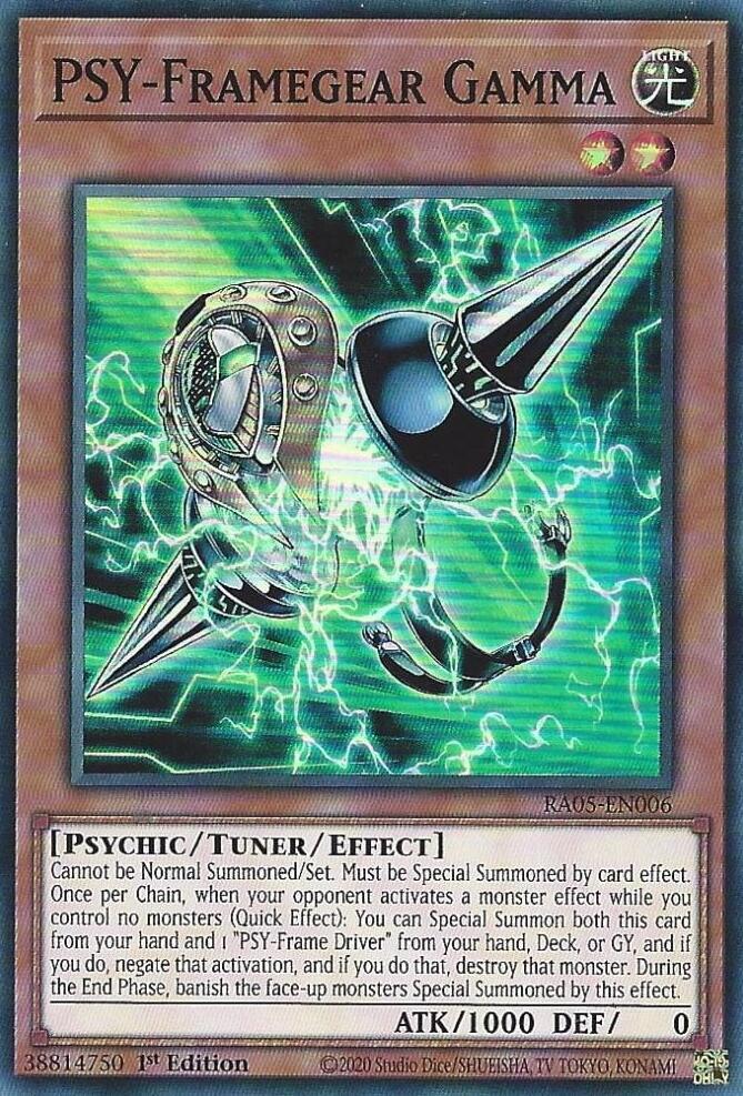 PSY-Framegear Gamma - RA05-EN006 - Super Rare - 1st Edition