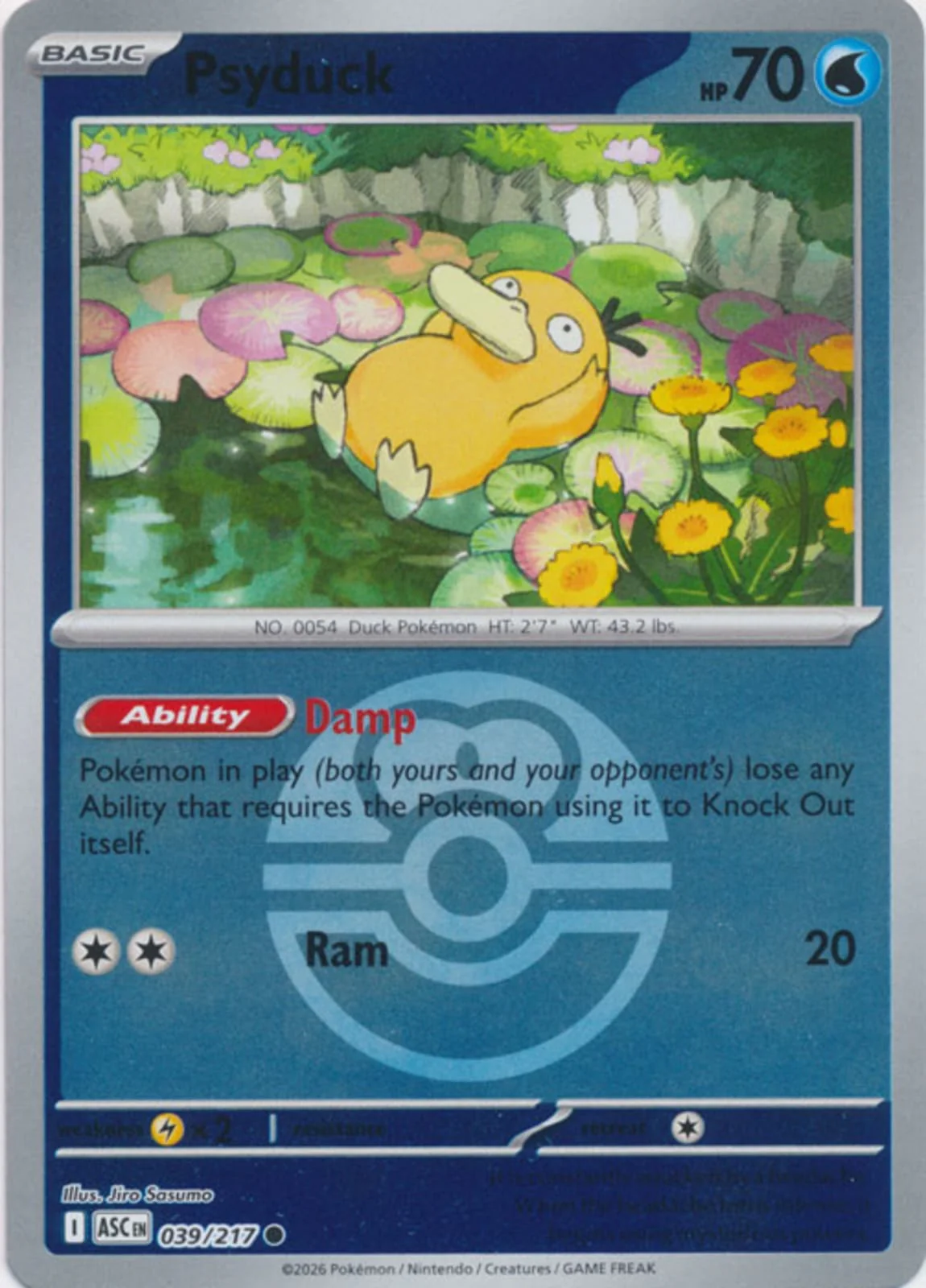 Psyduck (Love Ball) - 039/217 - Common