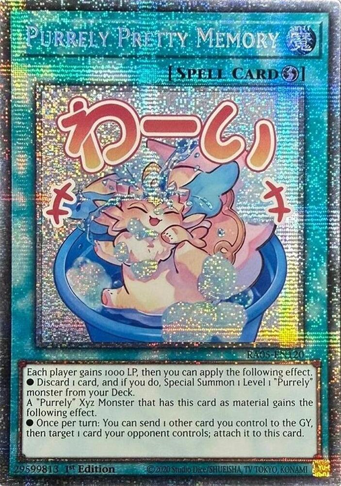 Purrely Pretty Memory - RA05-EN120 - Starlight Rare - 1st Edition