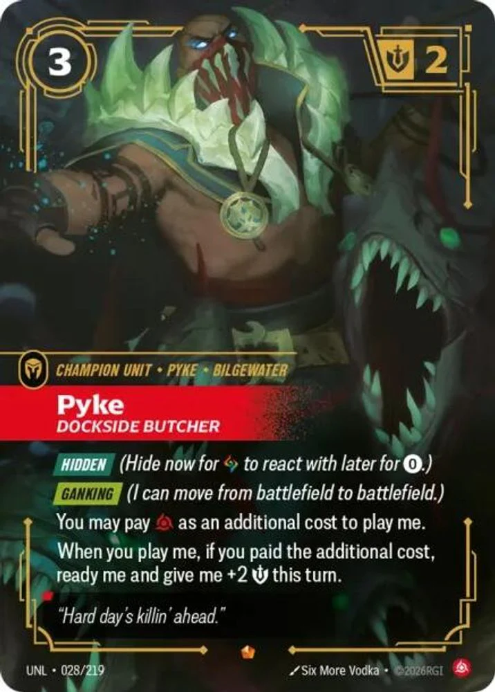 Pyke - Dockside Butcher - 028/219 - Epic