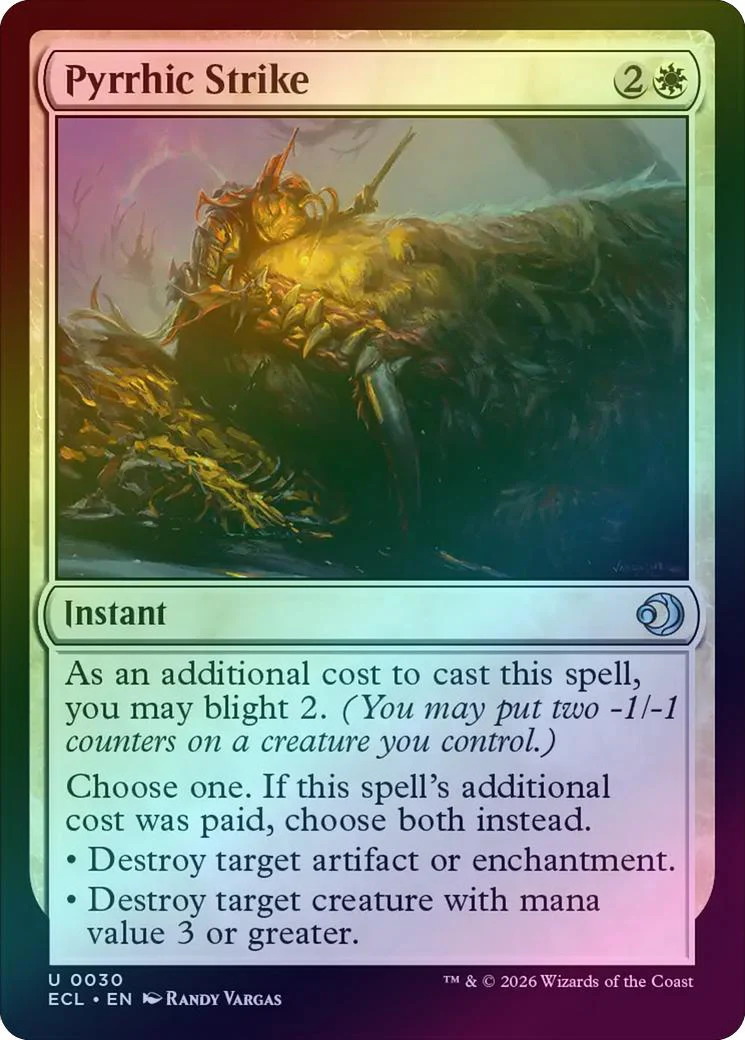 Pyrrhic Strike (Foil) (ECL)