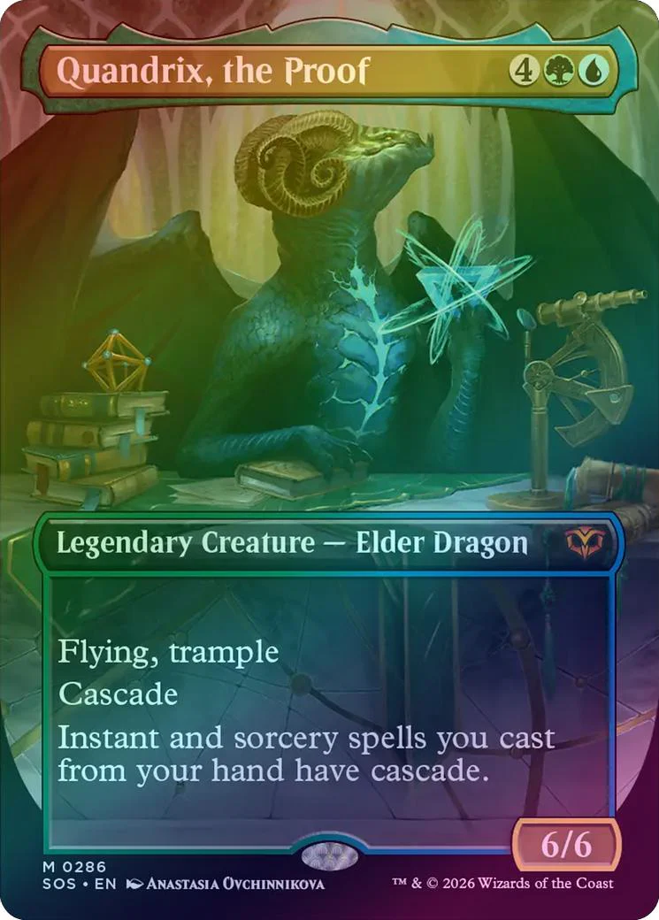 Quandrix, the Proof - Borderless (Foil) (SOS)