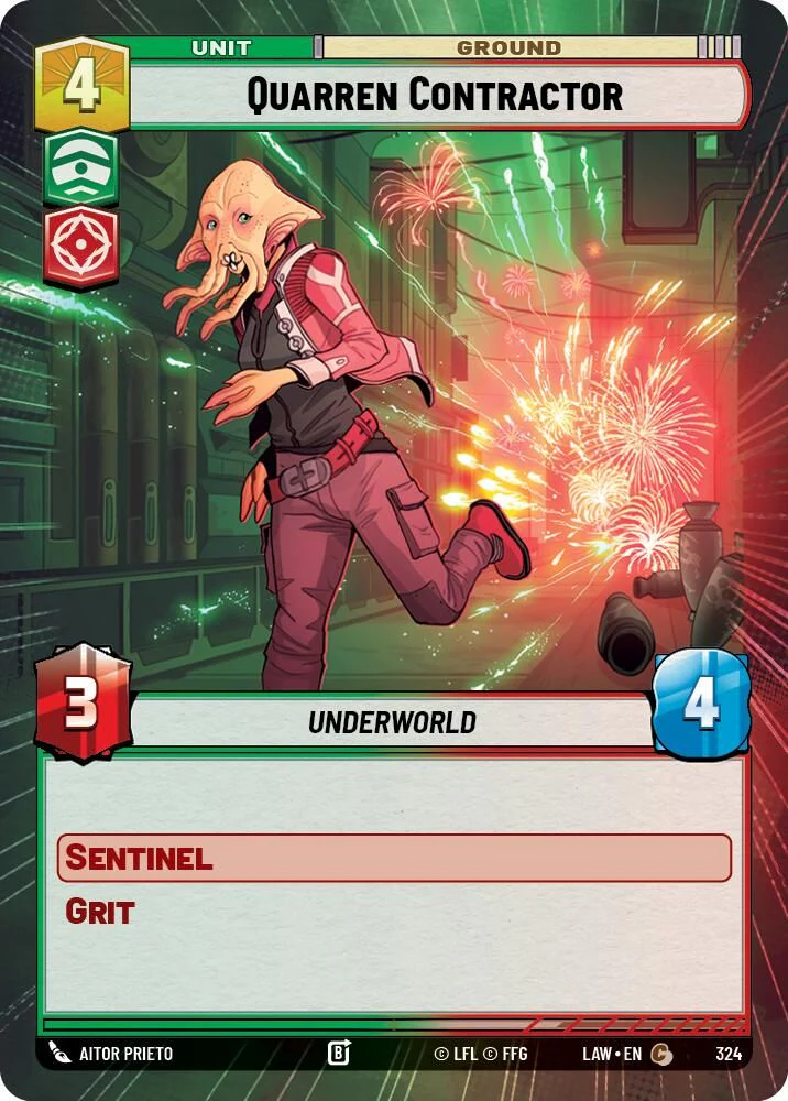 Quarren Contractor (Hyperspace) - 324 - Common