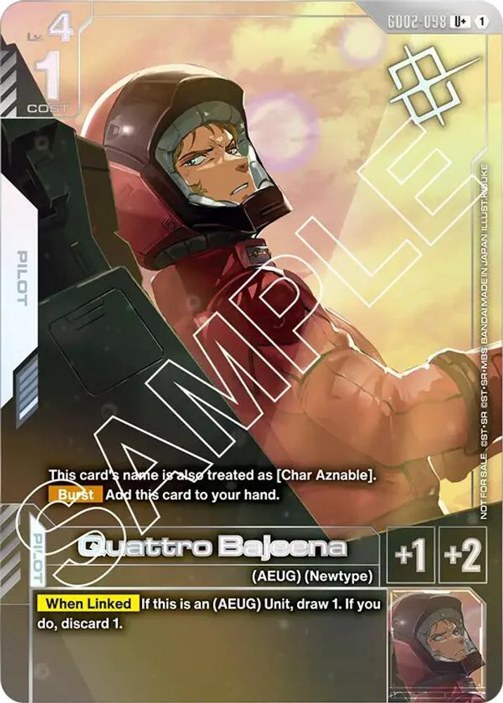 Quattro Bajeena (Store Tournament Winner Pack 02) - GD02-098 - Uncommon+