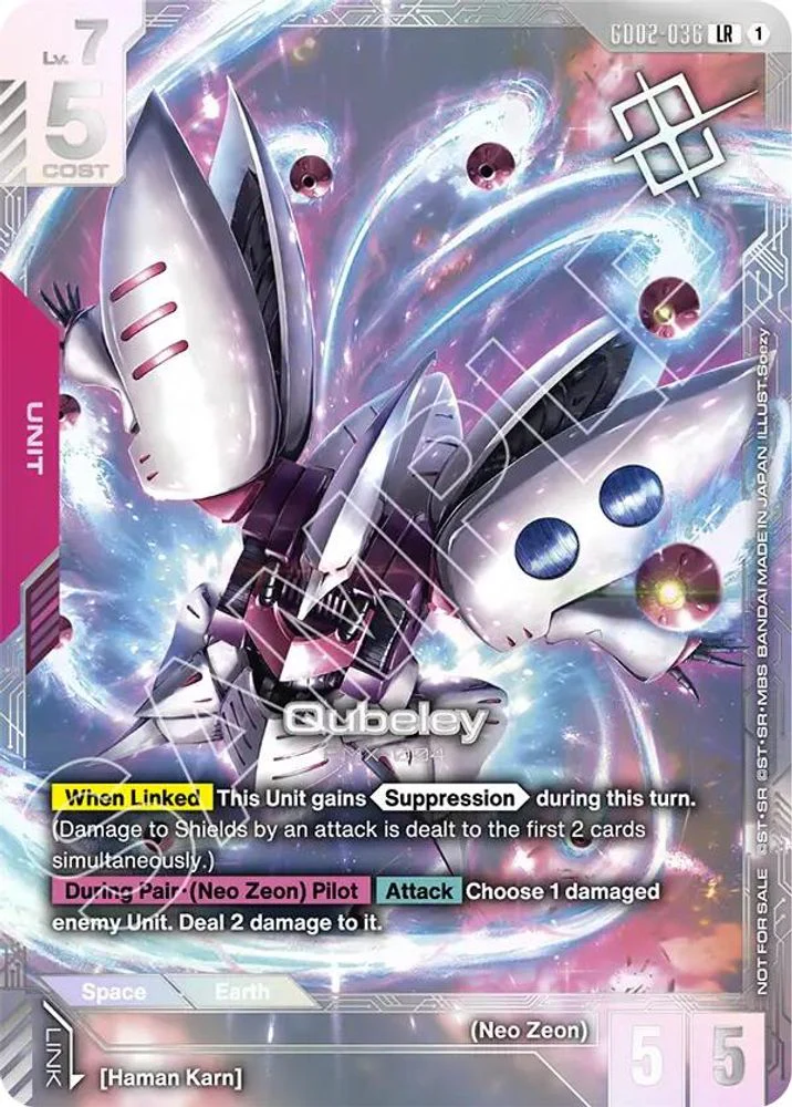 Qubeley (Newtype Challenge 2025 Mission 3) - GD02-036 - Legend Rare