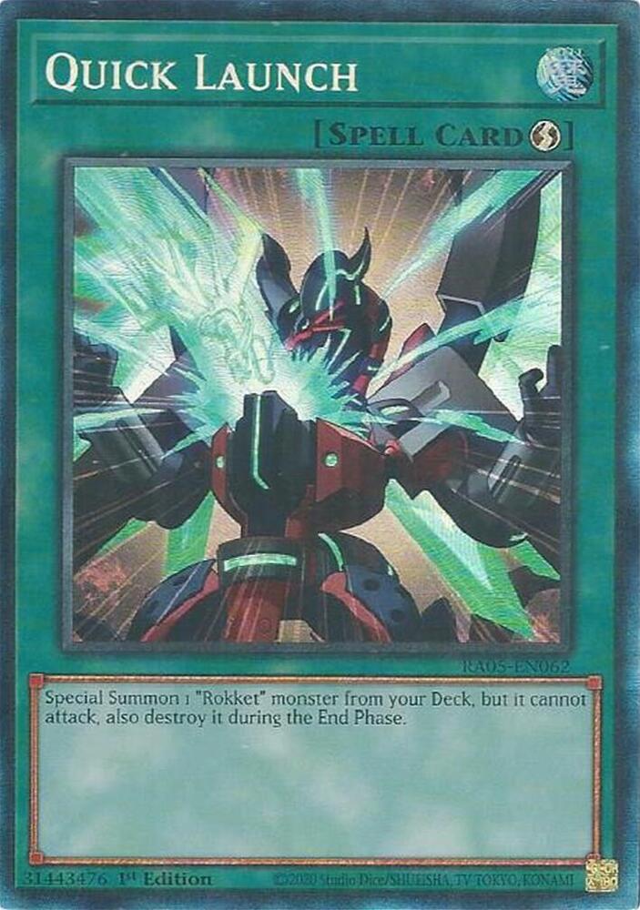 Quick Launch (PCR) - RA05-EN062 - Prismatic Collector's Rare - 1st Edition