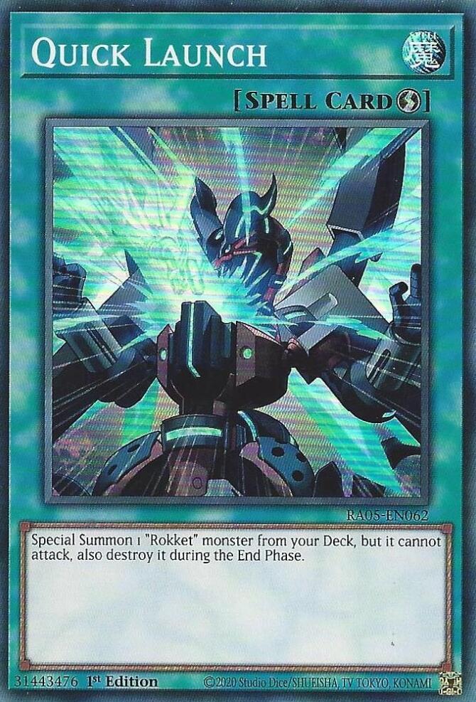Quick Launch - RA05-EN062 - Super Rare - 1st Edition