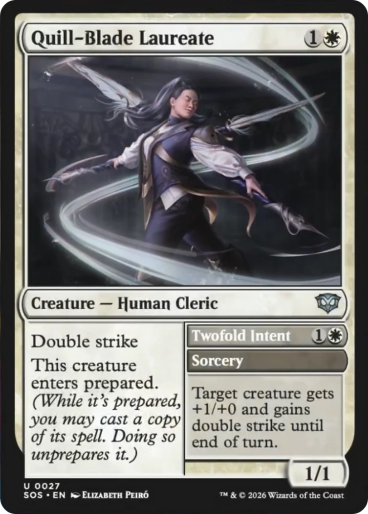 Quill-Blade Laureate // Twofold Intent (SOS)