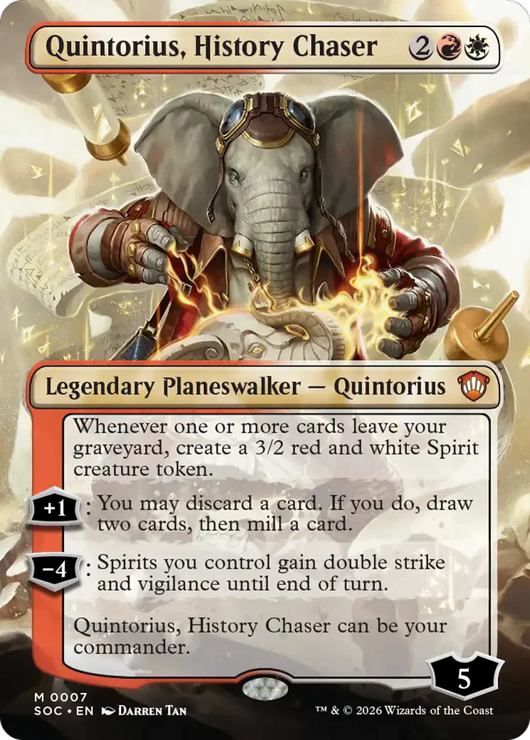 Quintorius, History Chaser - Borderless (SOC)