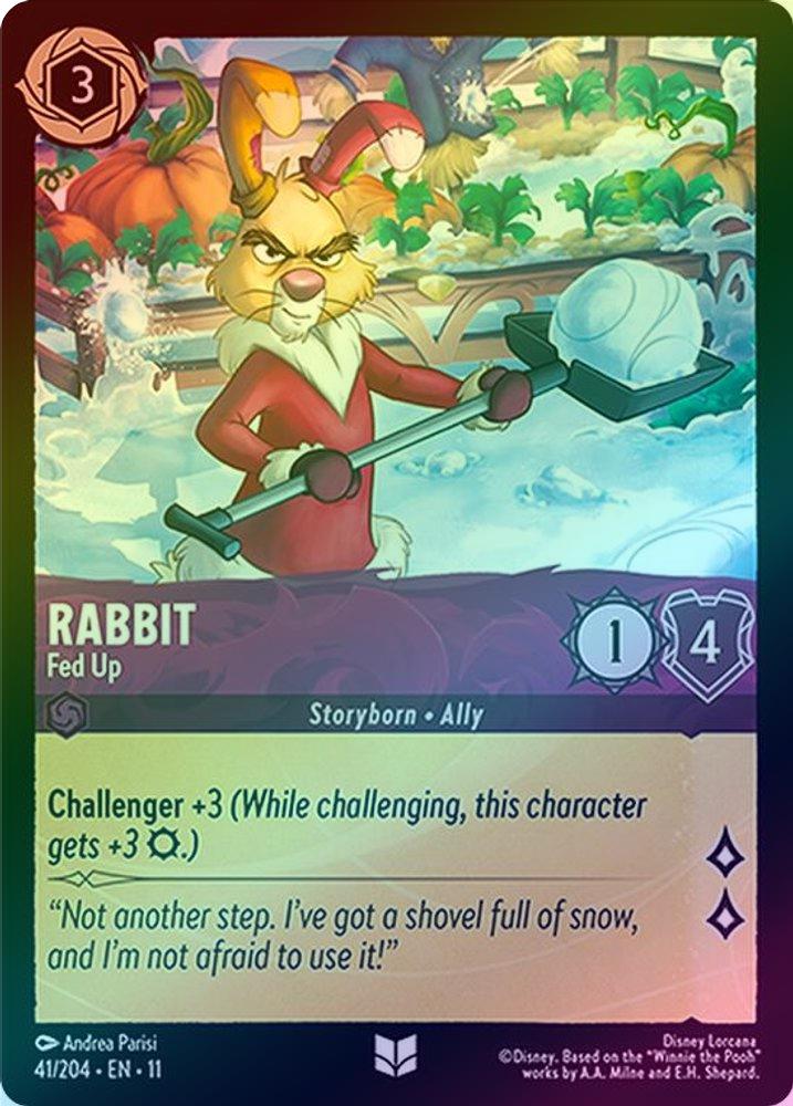 Rabbit (Fed Up) - 41/204 - Uncommon (Foil)