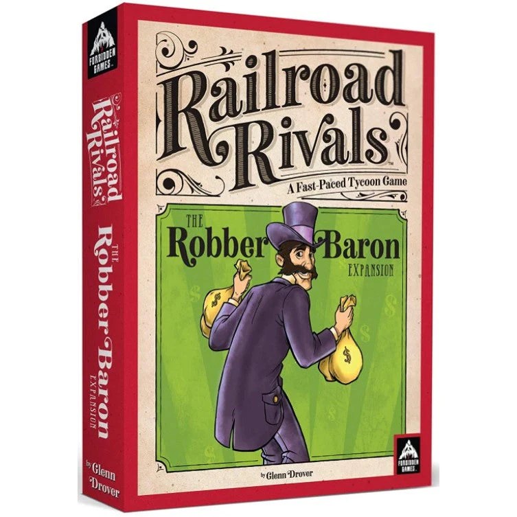 Railroad Rivals - Robber Baron Expansion - Premium Wood Edition
