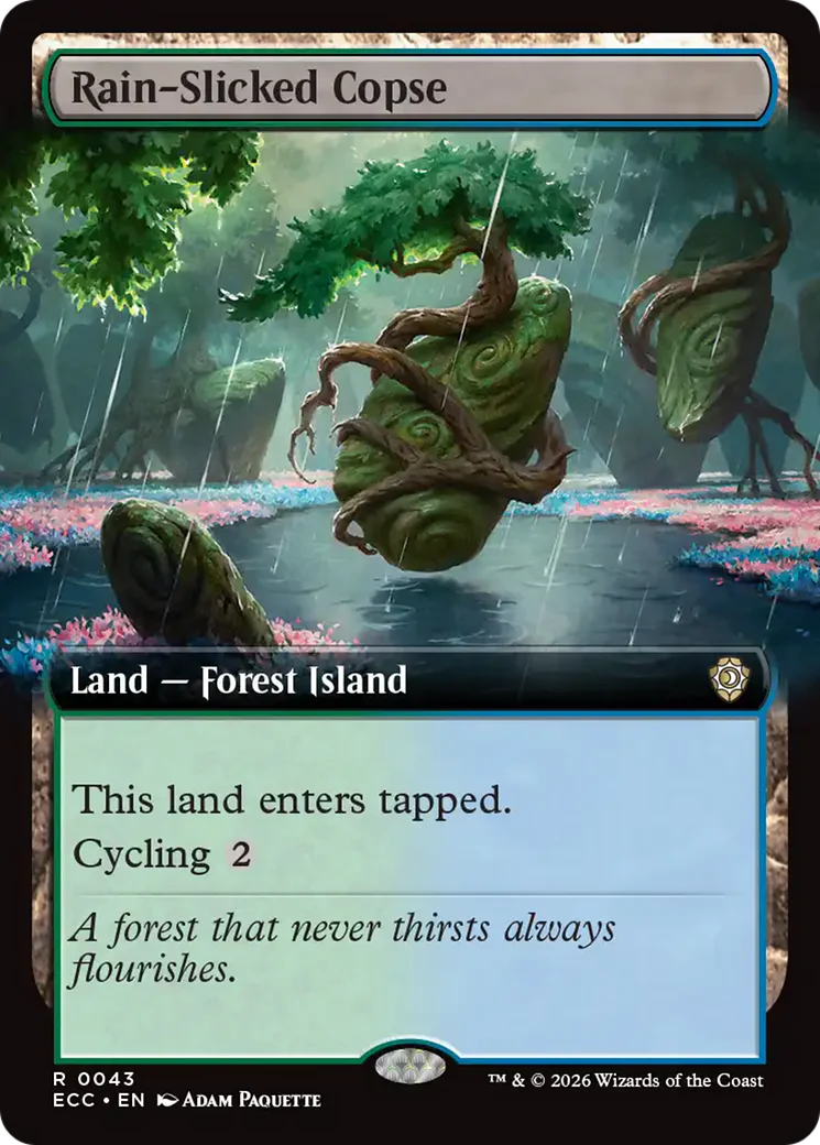 Rain-Slicked Copse - Extended Art (ECC)